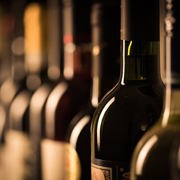 Image: wine bottles