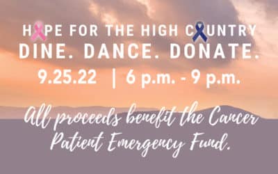 Hope for the High Country: Dine. Dance. Donate.